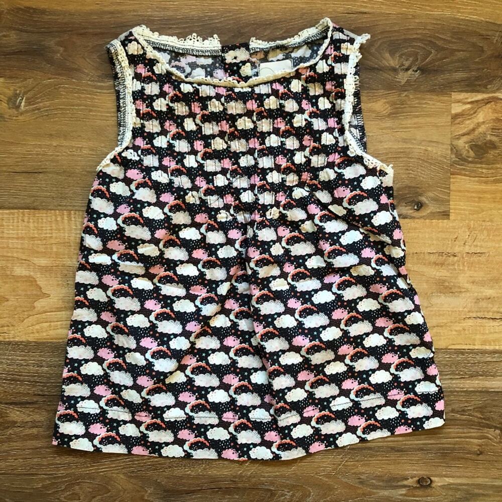 Peek Girls’ Sleeveless Top Clouds Lace Size 8